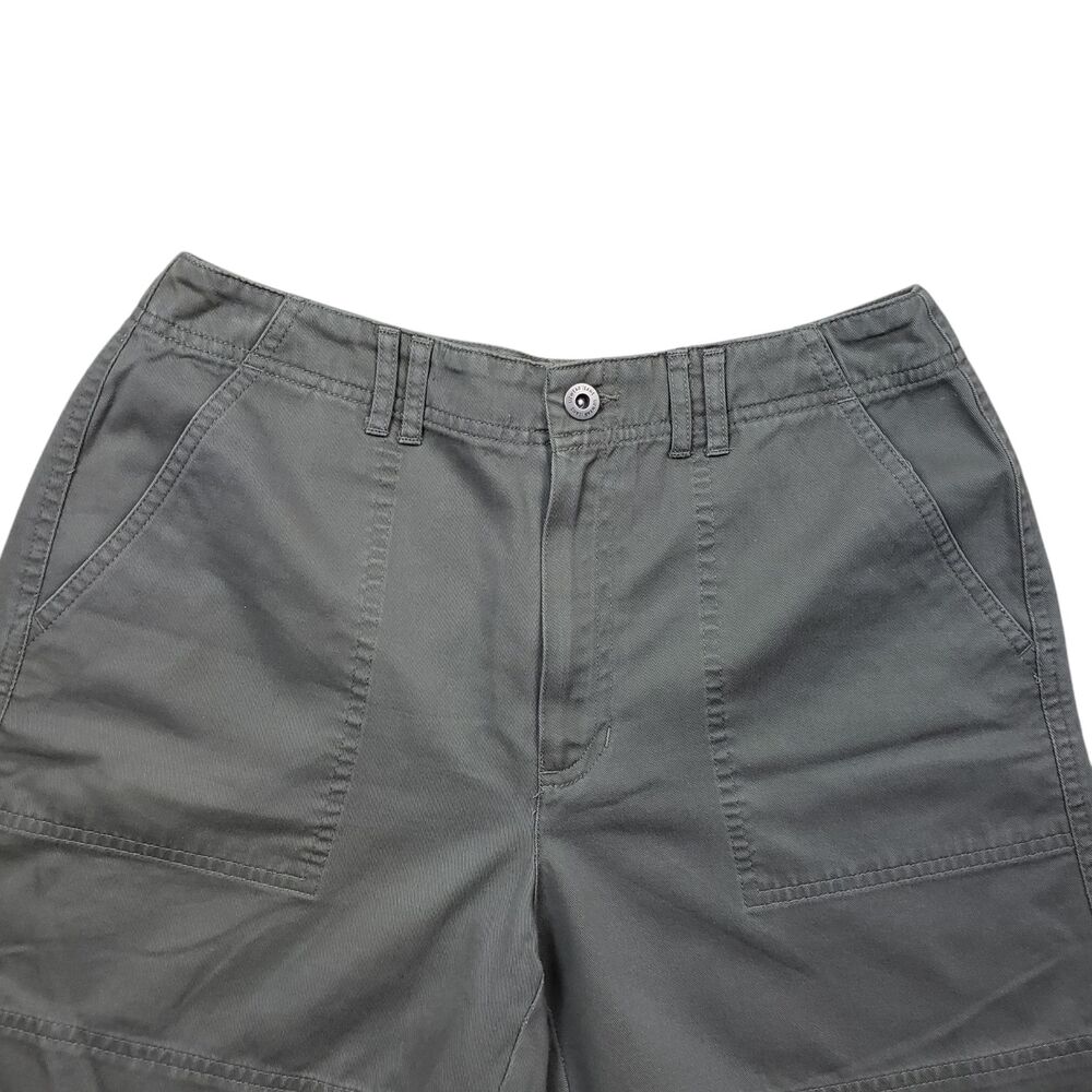 Vintage Liz Caliborne Lizwear Shorts Womens 8 Gray Chino Y2K Casual - Picture 3 of 10